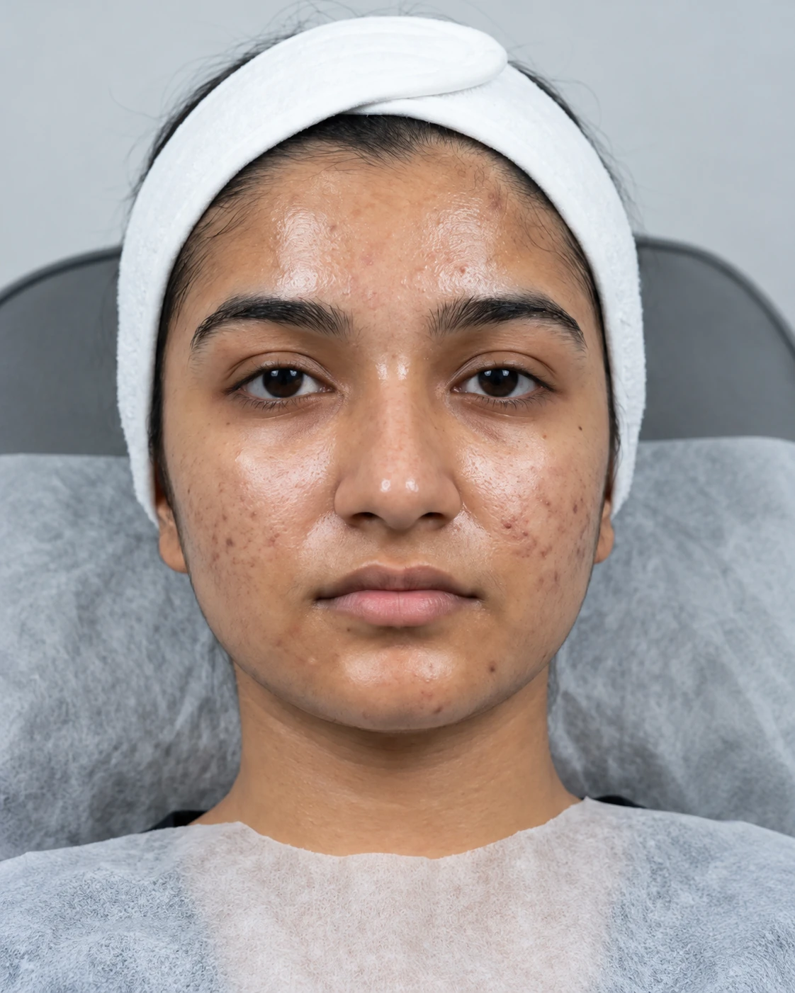 Carbon Peel Laser, illustrative before example