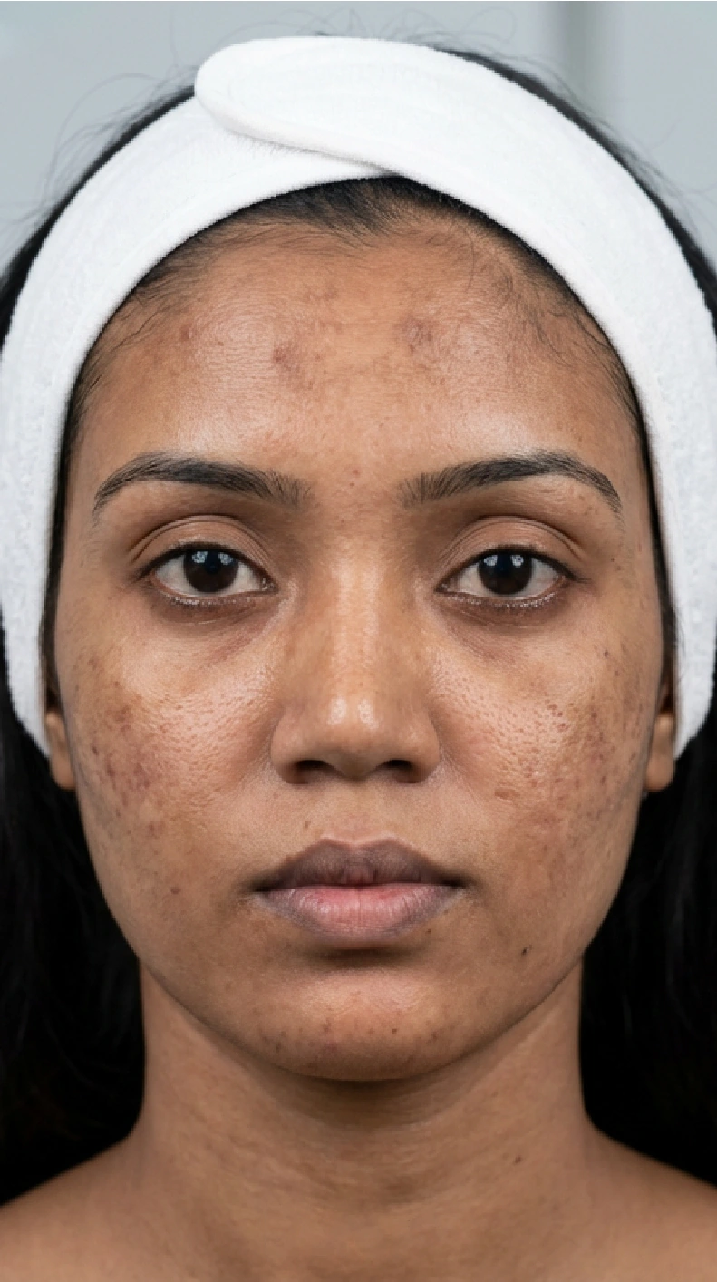 Q-Switch Laser & Laser Toning, illustrative before example