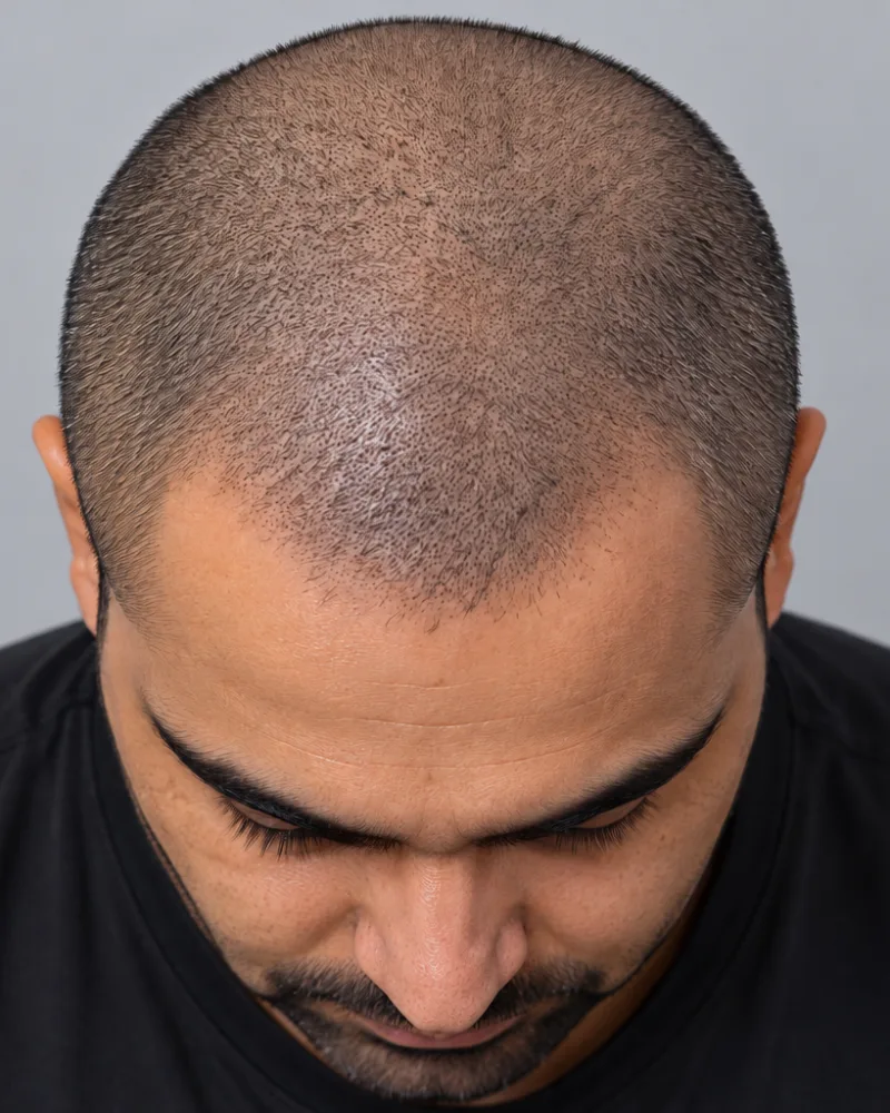 Scalp Micropigmentation, illustrative after example